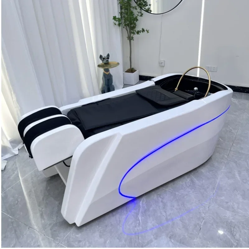 2026 reflexology portable massage chairs hot sale Custom Color Head Therapy Ear Salon Sink Hair Washing Massage Bed Shampoo Chai