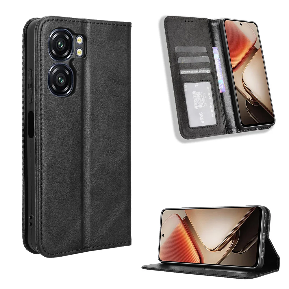 Роскошный флип-кошелек из искусственной кожи для Oukitel C58, магнитный адсорбционный чехол для Oukitel C58 Pro C 58 OukitelC58, сумки для телефонов