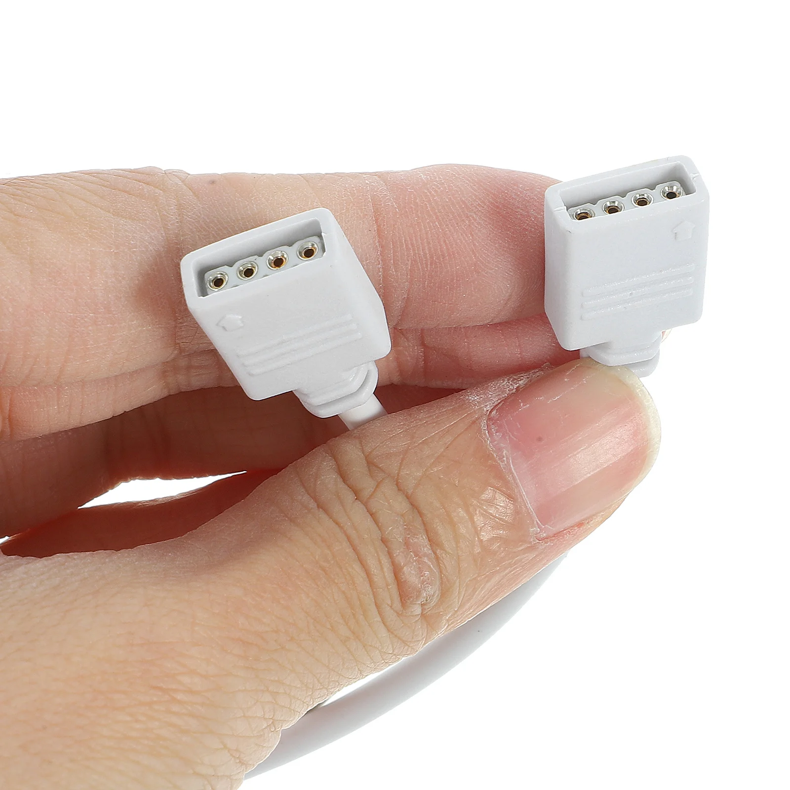 

300Cm Led For Smd 5050 3528 Rgb Light Waterproof Pvc Insulated Connector No Soldering Required Led Strip Cable Light Strip