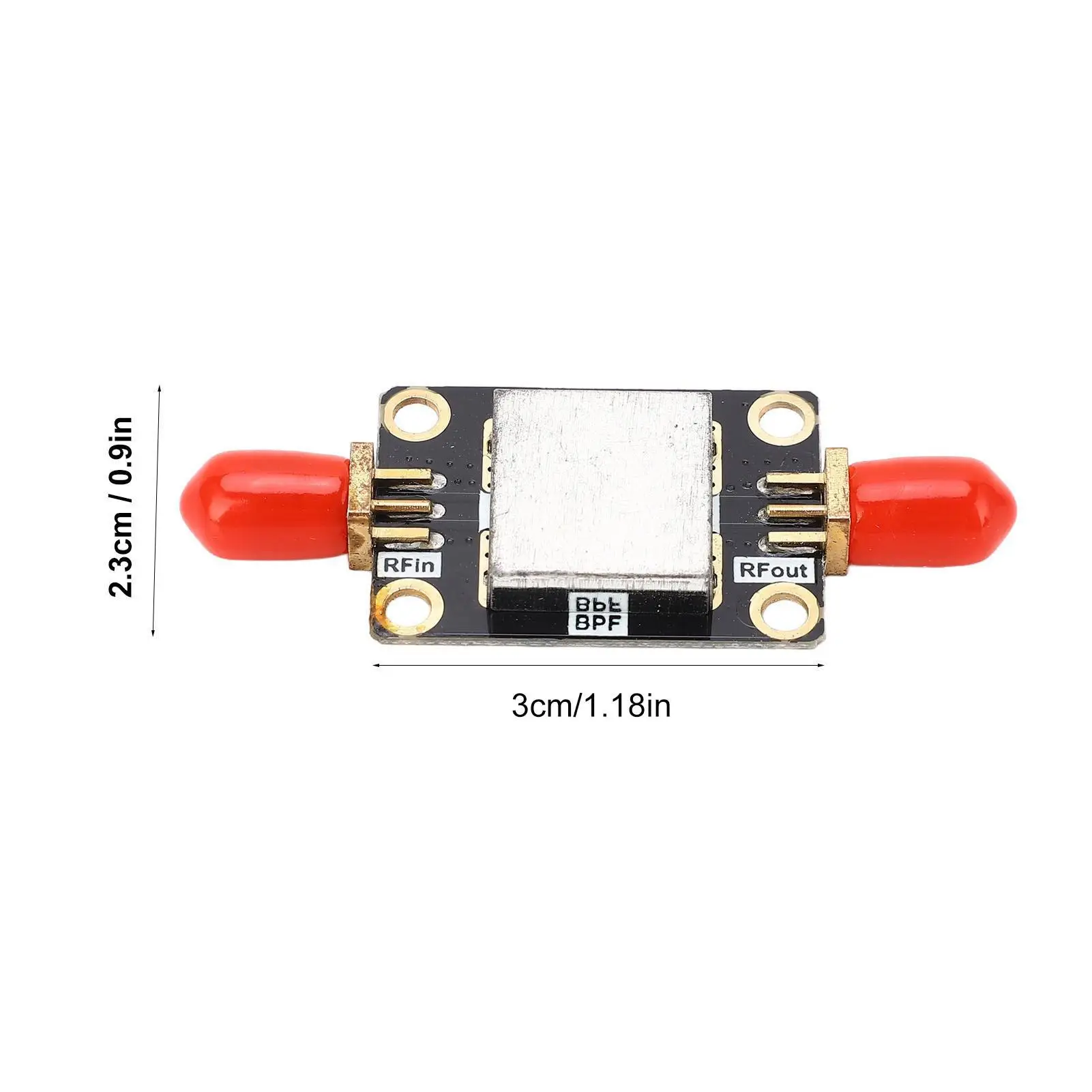 Band Pass Filter Module SMA Bandpass Filter PCB for laboratories 3dB Insertion Loss Stopband Inhibition