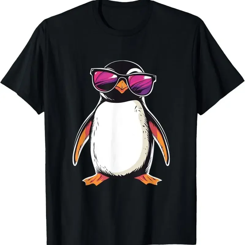 Penguin Wearing Sunglasses Bird Funny T Shirt