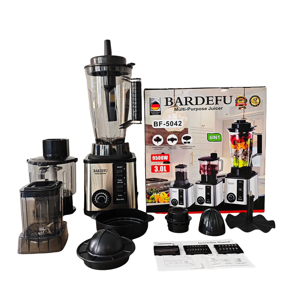 Home Appliances Stainless Steel Multifunctional Blender and Juicer Small Kitchen 6 1 Kitchen Appliances Meat Grinder Included