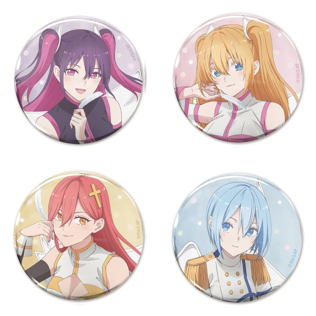 

58mm Game Angels on Stage Lilisa Ameno 2.5 Dimensional Seduction Cosplay COSTUME Badge Pin SPTE Tinplate Brooch Prop Xmas Gift