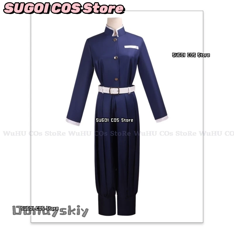 Anime Cosplay Kanzaki Aoi Cosplay Costume Aoi Kanzaki Cos Wig Kisatsutai De*mon Women {SUGOI COS}Halloween Party Roleplay