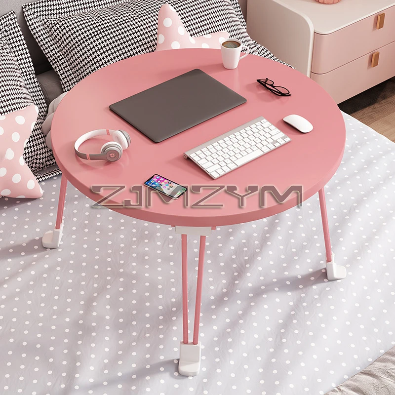 Bed Desk Lazy Portable Computer Desk Home Folding Table Bedroom Bay Window Sitting Small Table Student Dormitory Study Table