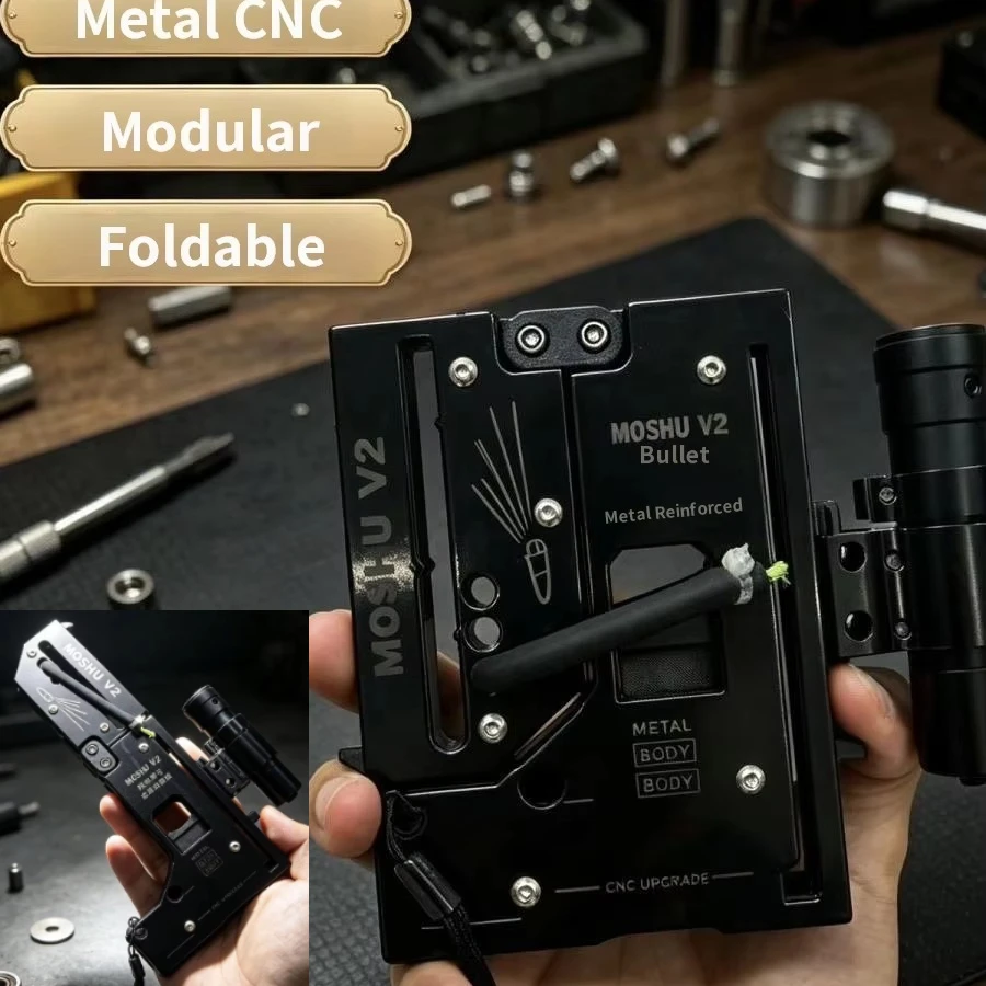 2026 New Outdoor All Metal Folding Portable Competitive Hunting High-precision and Powerful Hunting Tool