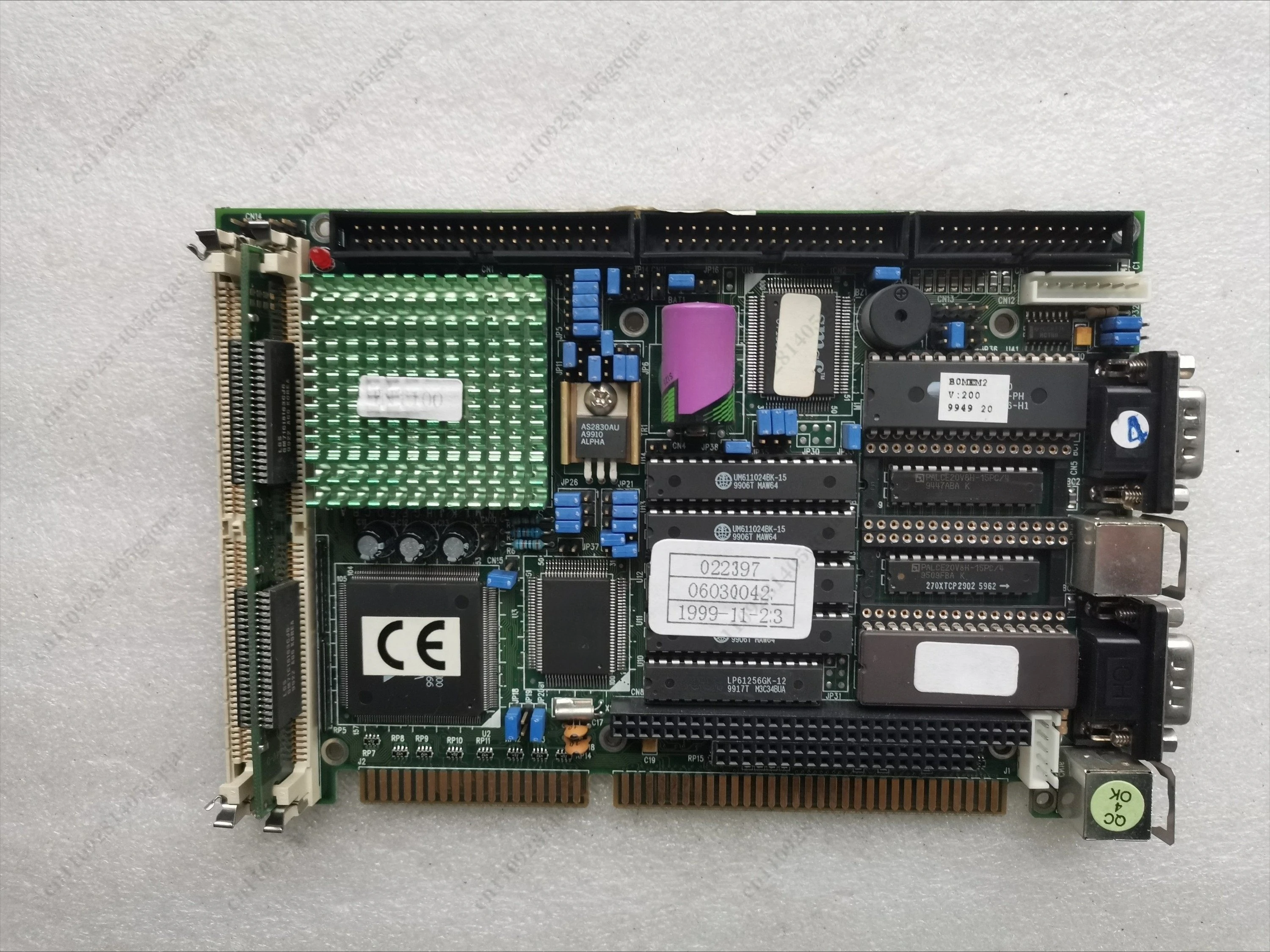 LMB-486LH Half Length Industrial Control Motherboard 486 ISA Slot Half Length Motherboard Without Baffle
