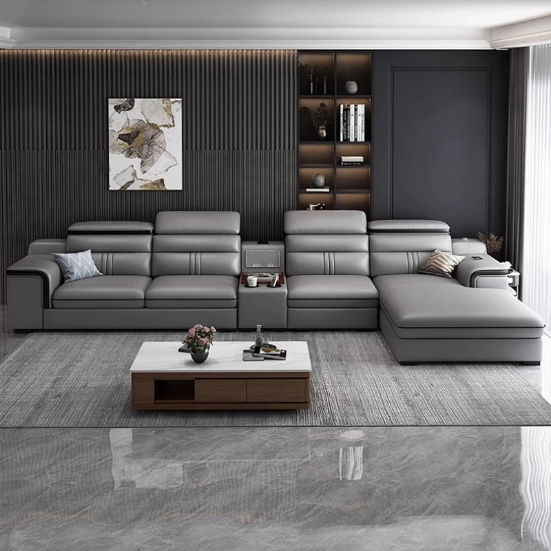 Modern Living Room Sofa Bed European Style Luxury Loveseat Leather Living Room Sofa Bed Multifunctional Couch Sofa Furniture