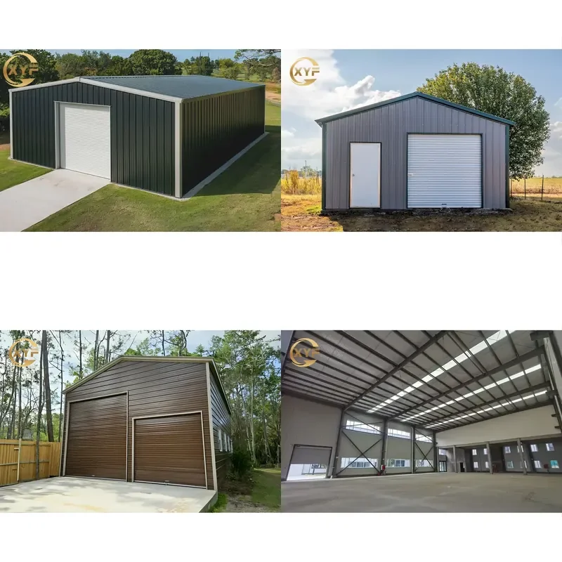 Heavy Steel Frame Prefabricated Small Warehouse Building Kit Durable Metal Structure for Storage Workshop Garage Easy