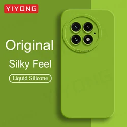 For OnePlus13 Case YIYONG Silky Feel Liquid Silicone Soft Cover For OnePlus 13 13R One Plus 12 12R 11 11R OnePlus12 Phone Cases