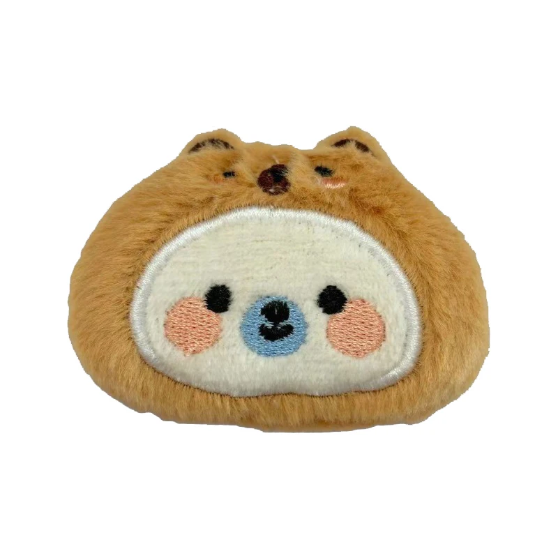 Kawaii Plush Capivara Animais, DIY Acessórios Material, Adorável Engraçado Decorações Boneca, Handmade Acessórios de Cabelo, Desenhos Animados