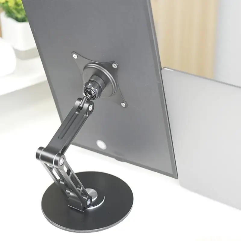 Rotating Base Screen Holder with 75 x 75 mm VESA for Desk Use