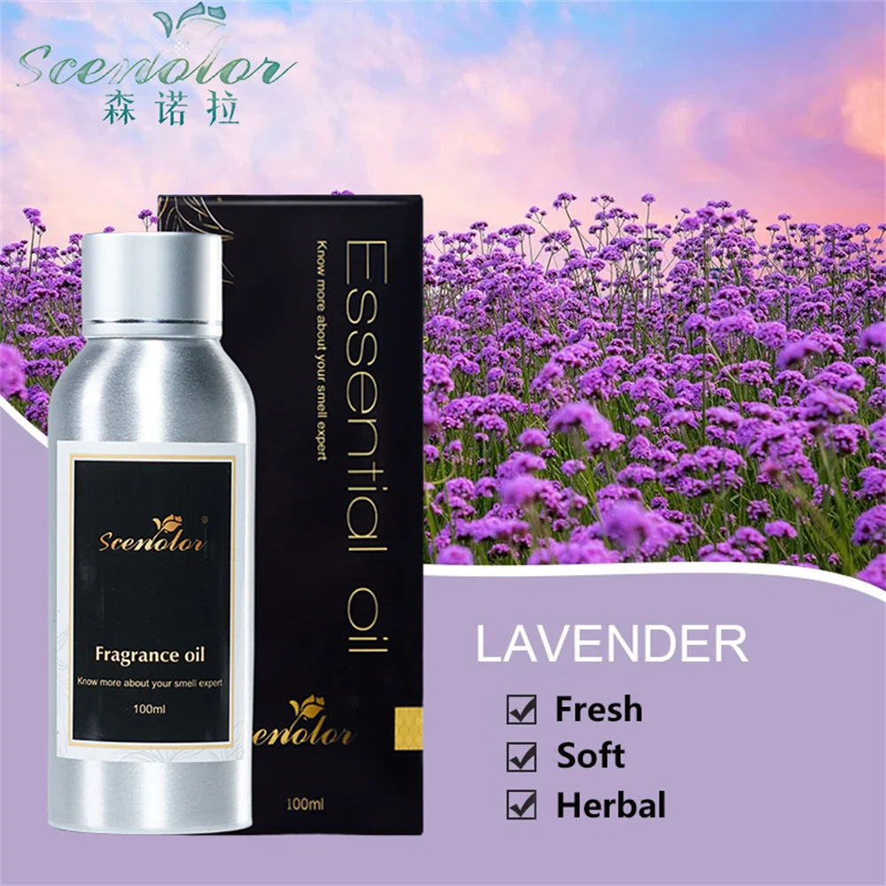 100ML Lavender Essential Oils Pure Natural For Diffuser Aromatherapy Jasmine Cherry Verbena Rose Vanilla Mandarin Lime Aroma Oil