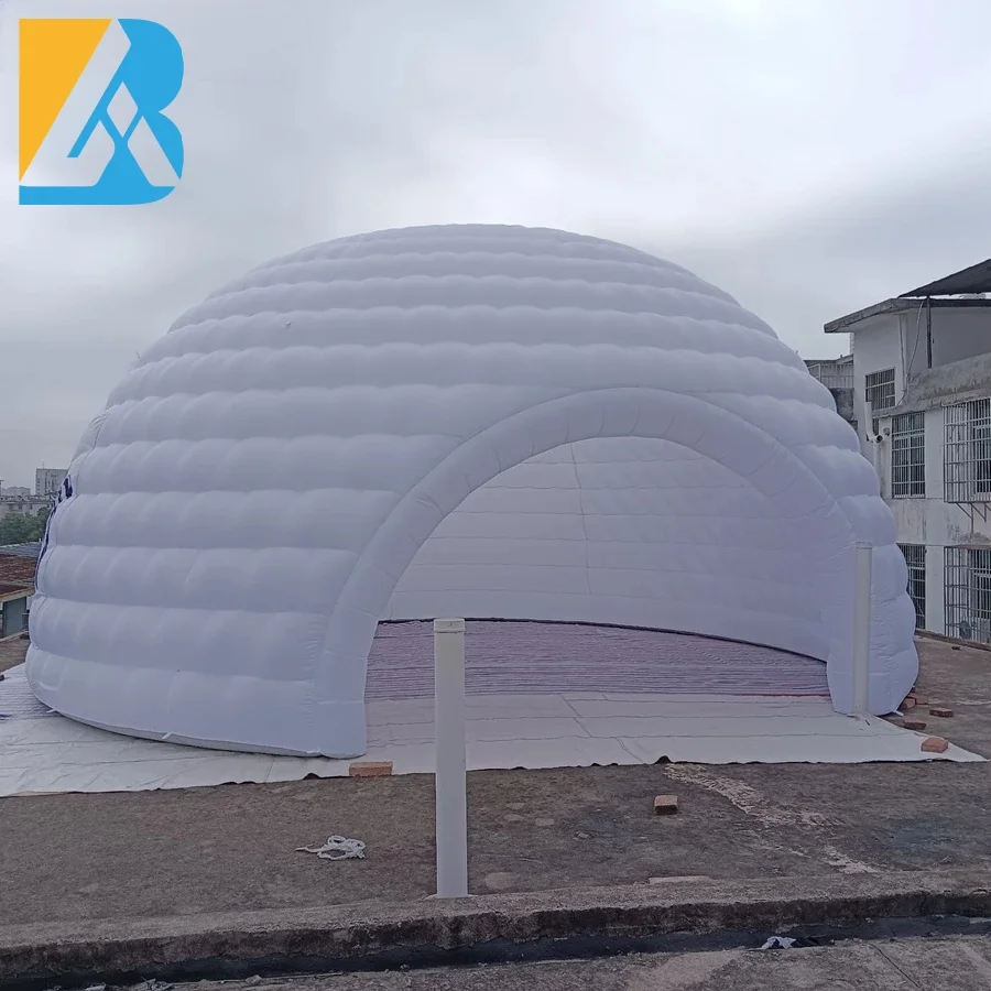 Custom Built 8M Large Inflatable Portable Igloo Tent for Party Event Toys