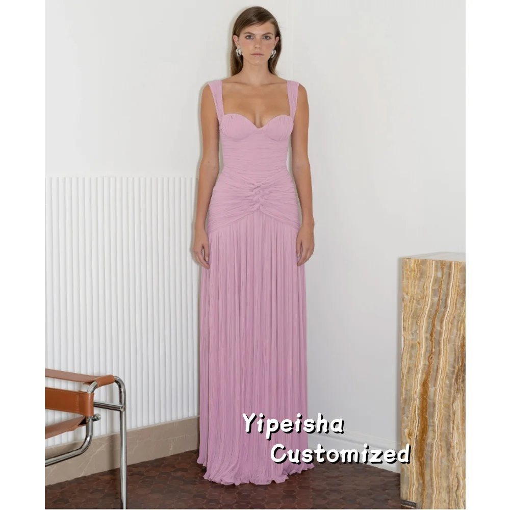 

Customized Elegant Prom Dress Sweetheart Pleat Arab Evening Party Dresses Floor-Length Prom Dress Robe De Soirée