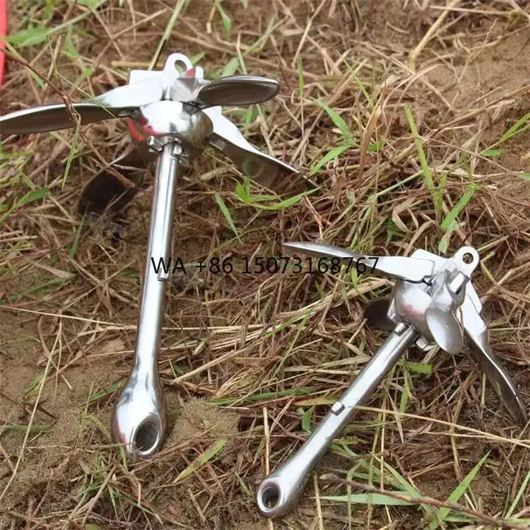 

Фурнитура для яхты из нержавеющей стали, высококачественный складной якорь для лодки, морской яхты