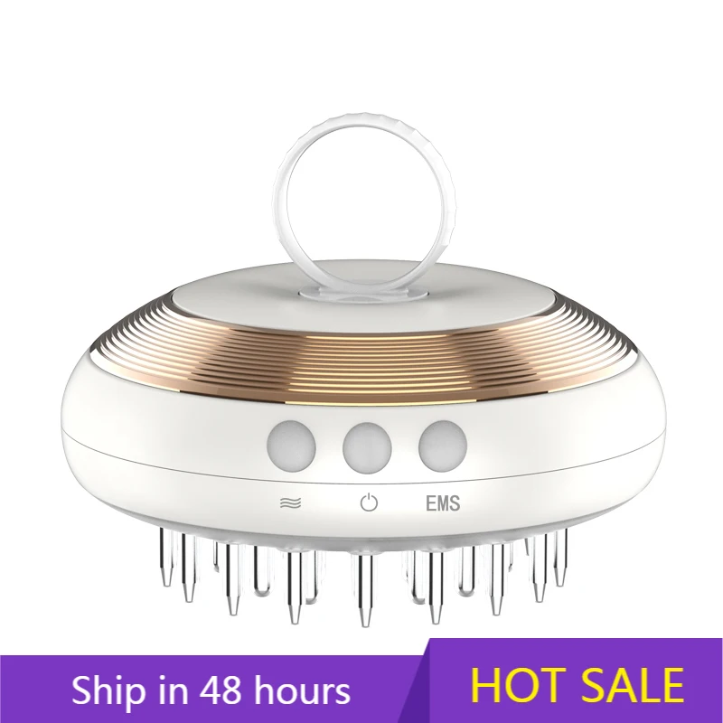 

YTYIN Men's Electric Vibrating Scalp Massager Comb With Hair Smooth Function ABS Plastic Home Use 100pcs