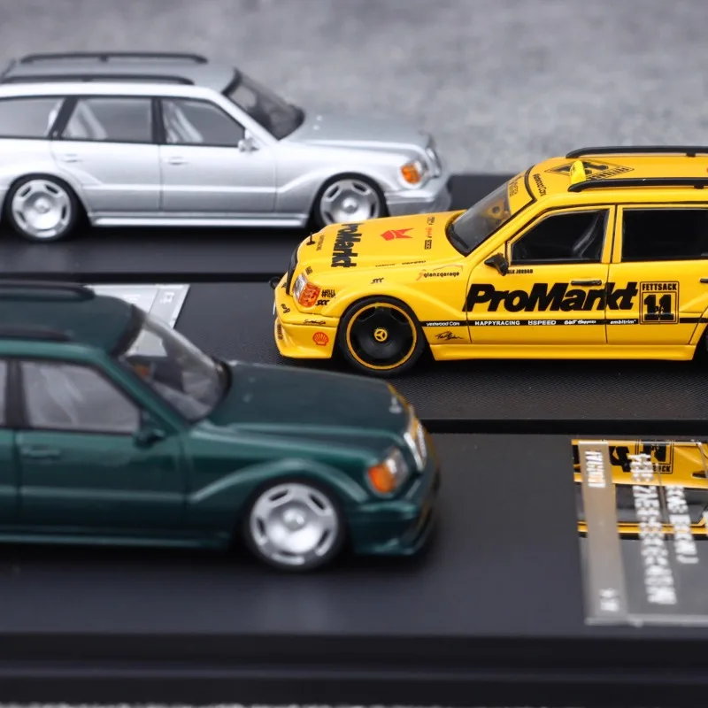 مورتال 1/64 بنز S124 MODEII EVO2 لعبة معدنيّة سيارة دييكاست نموذج معدني الهدايا