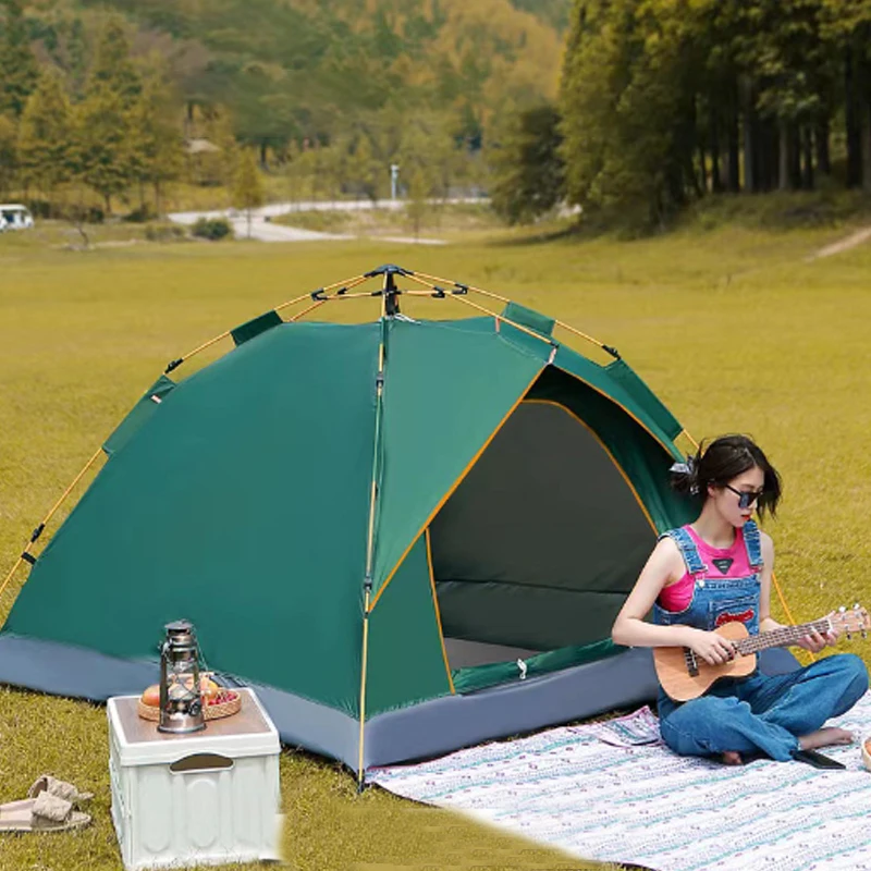 Automatic Quick Pop Up Hiking Beach High QualityCamping Equipment 2-3 People 4-5 People Optional Waterproof Outdoor Camping Tent
