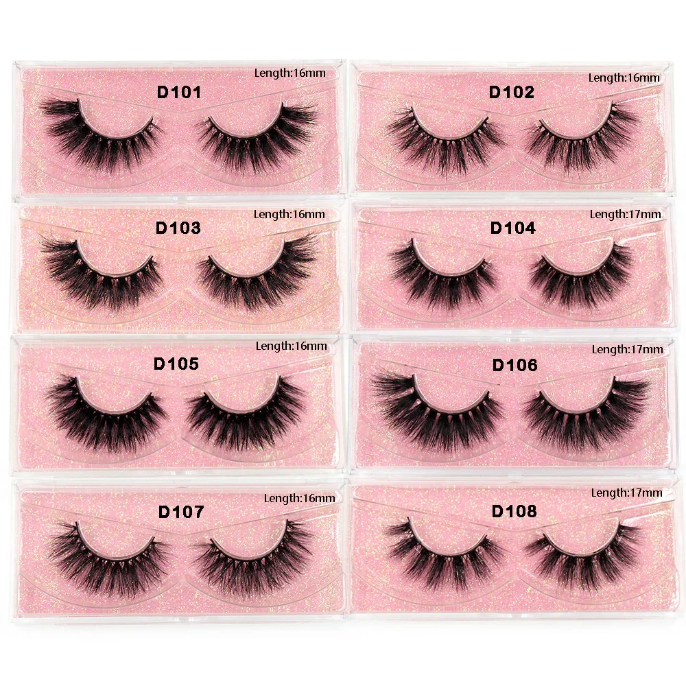 5D Mink Lashes Natural Soft 3D Mink False Eyelashes Dramatic Volume Lashes Fluffy Wispy hair Eyelashes Eyelash Extension Makeup