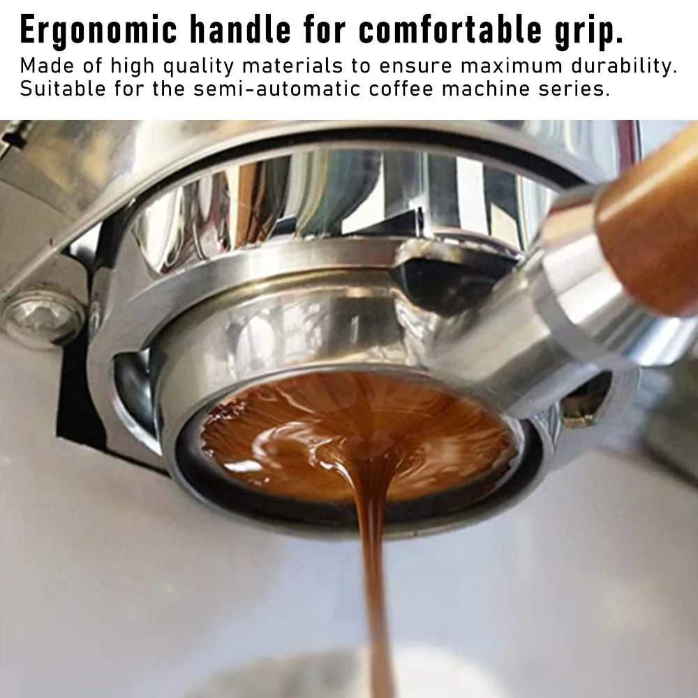 58mm Bottomless Portafilter Filter Basket E61 Group Head Coffee Machine Handle Portafilter Set Coffee Filter Handle