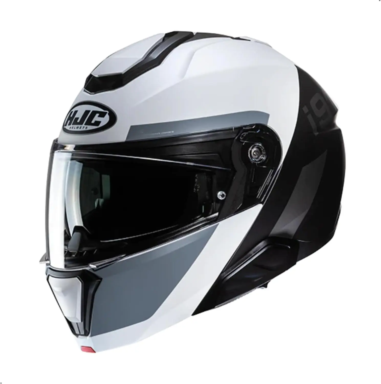 

i91 Bina Poly Modular Motorcycle Helmet with HJ-33 Pin-lock Shield, DOT Approved (MC5SF, Large)