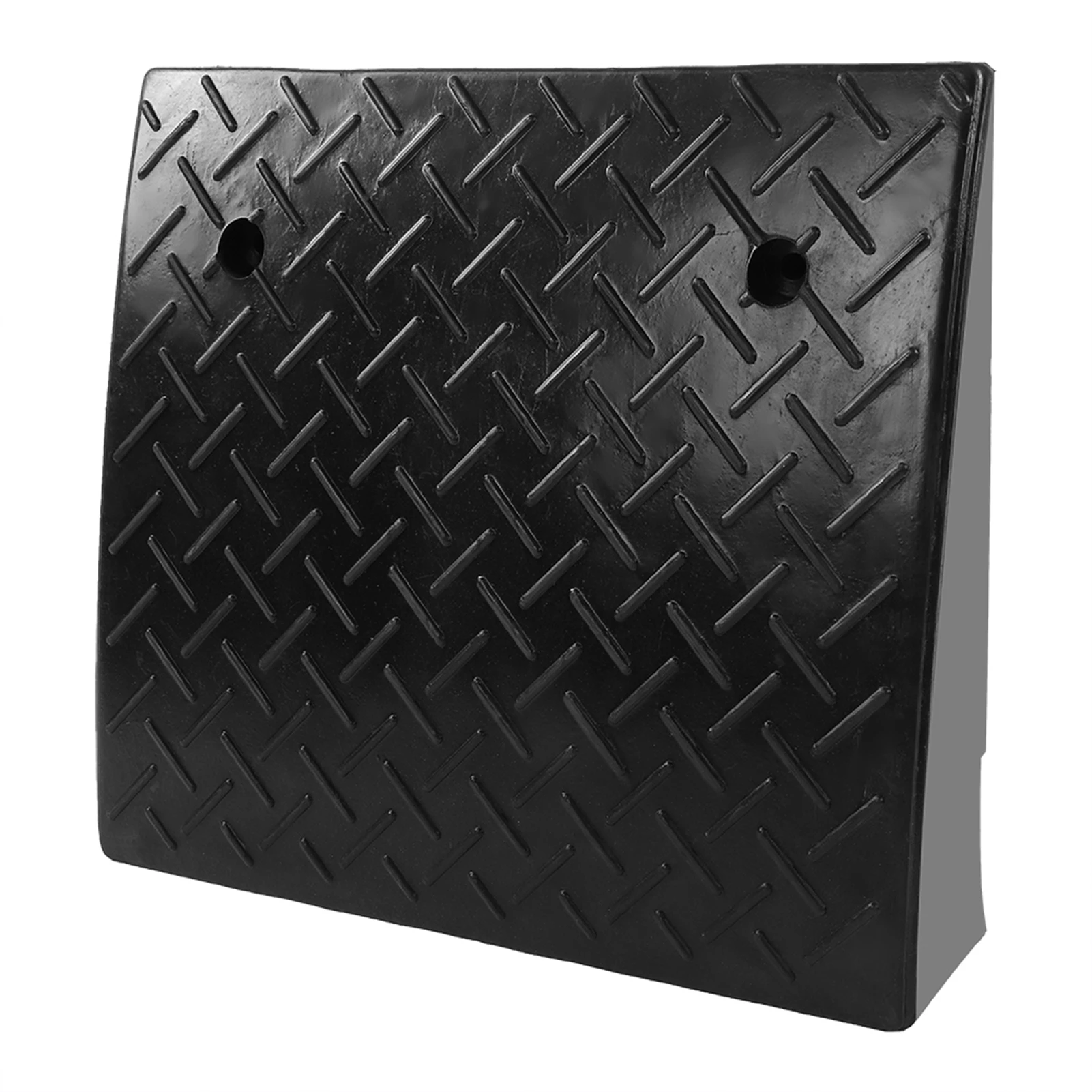 صفقة التخليص 2 قطعة منحدر مطاطي الثقيلة سيارة كرسي متحرك المطاط كبح سلالم امتصاص الصدمات المطاط منحدر 48.7x42.5x10.6 سنتيمتر