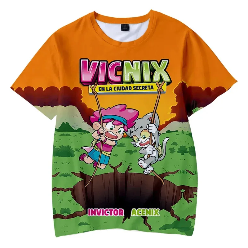 Футболка CyAcenix Merch, футболки с героями мультфильмов для мальчиков и девочек, футболка, детская одежда, детская одежда, футболки с рисунком, костюм для косплея