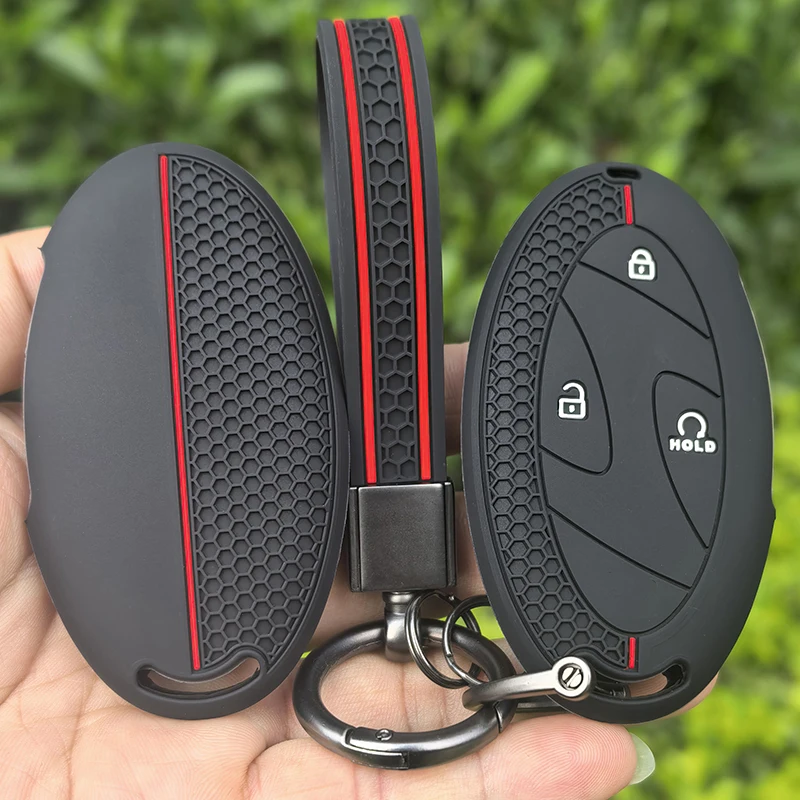 For Hyundai Kona Ioniq Santa Fe MX5 Tucson 2025 StubHub 2024 Silicone Car Remote Key Case Cap Cover Shell Keychian Fob Holder
