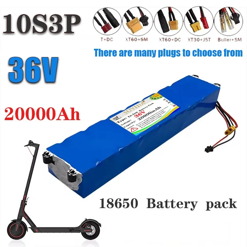 

10S3P 36V 20000 mAh electric scooter battery 36V 18650 LITHIUM M365 electric scooter 36V battery scooter