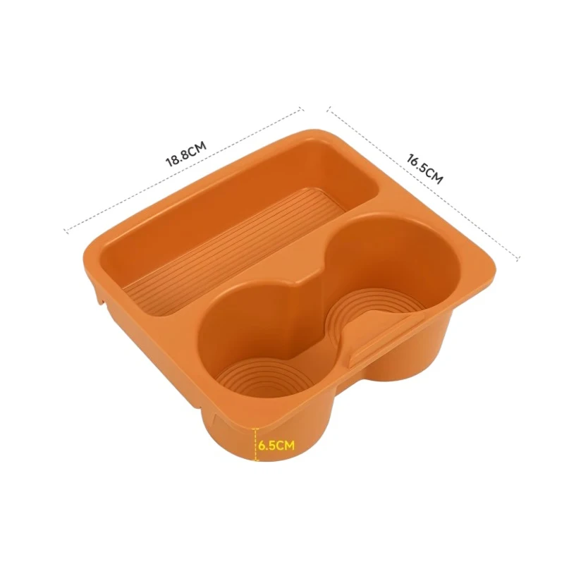 Car Central Control Push-pull Box Water Cup Pad Fit for GWM Tank 500 2023-2025 Modified ABS Armrest Box Push-pull Storage Box
