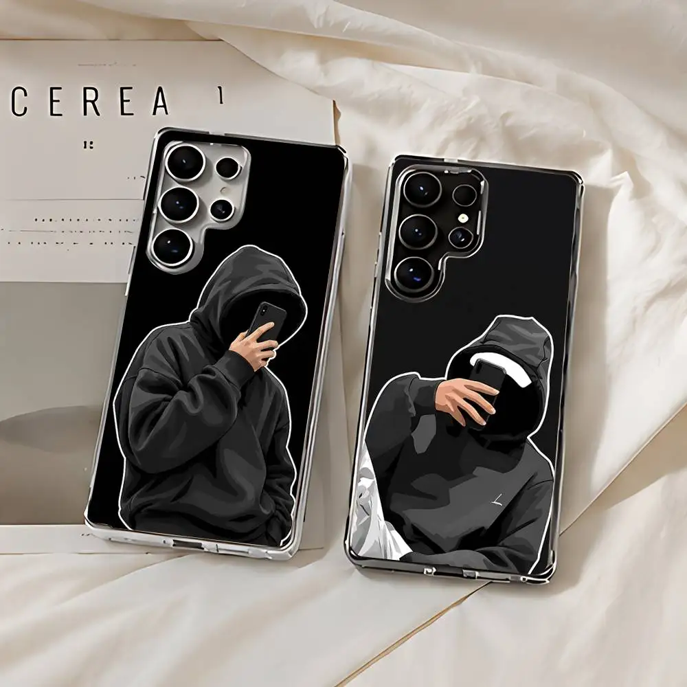 Street Cool Personality Trendy Boys Pattern Case For Samsung Galaxy S21 S22 S23 S24ULTRA S25ULTRA FE Ultra Plus5G A52S S26 Cover