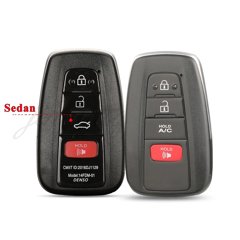 

Jingyuqin чехол для дистанционного ключа автомобиля для Toyota Prius Prime Avalon Camry Hybrid 18-2021 Smart A/C Sedan Cover