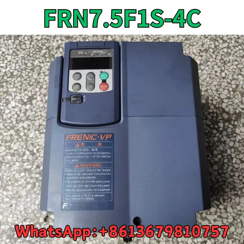 

Used Frequency converter FRN7.5F1S-4C test OK Fast Shipping