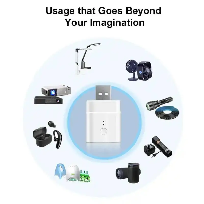 SONOFF Micro 5V USB Smart WiFi Adaptor Wireless Switch Flexible And Portable Remote Control Via EWeLink APP Support Alexa SONOF