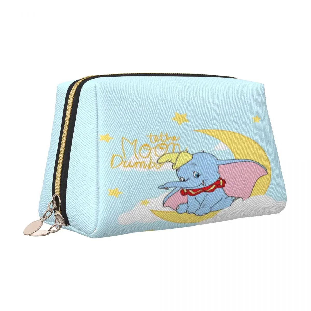 Dumbo Retro Cosmetic Bags Traveling Multi-purpose Makeup Bag Girls For Makeups Pu Leather Storage Organizers