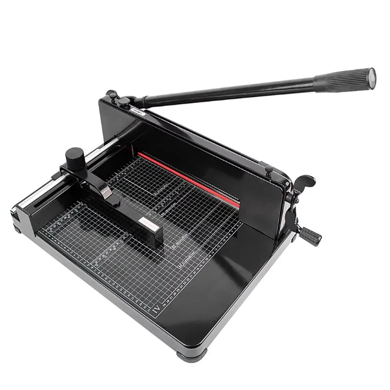 Manual A4 Guillotine Paper Cutter Machine 400-Sheet Cutting Capacity 858-A4 Photo Graph Paper Trimmer