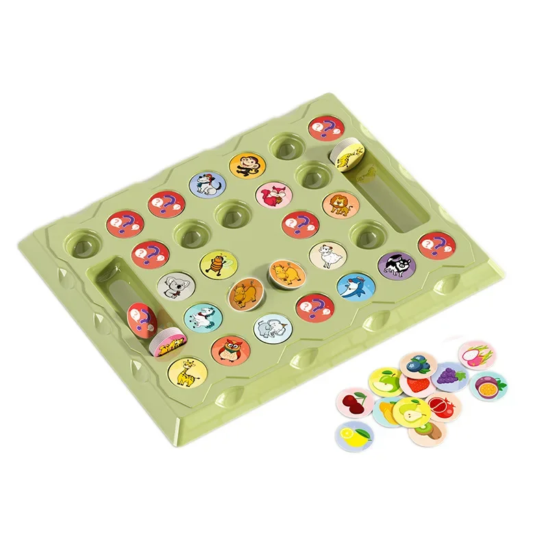 Fun Memory Flip Chess Game Toys Party Parent-child Interaction Desktop Games Children Logical Thinking Memory Chain Chess