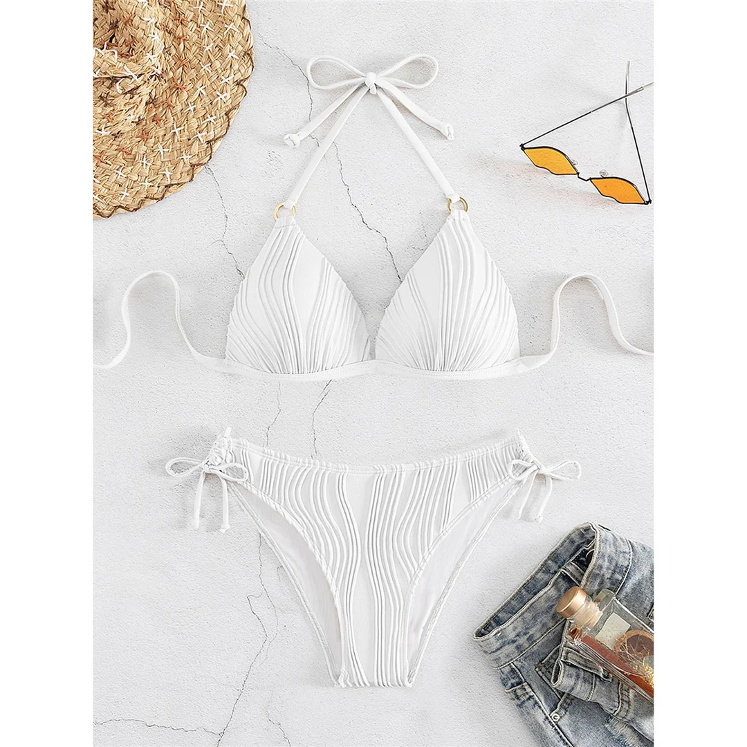 6 Farben Push-Up-BH mit hohem Beinausschnitt, Bikini, Damen-Badebekleidung, zweiteiliges Bikini-Set, Badeanzug, Badebekleidung, Schwimmbekleidung V6894 – Detail 10