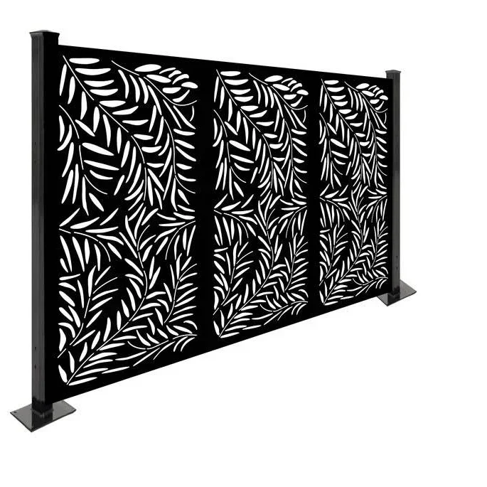 Decorative Laser Cut Fence panels garden fencing