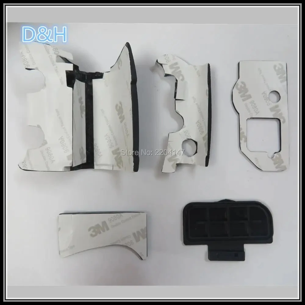 니콘 D300 D300S 카메라 교체 수리 부품용 신형 바디 고무 앞면 커버 및 뒷면 커버 고무 세트