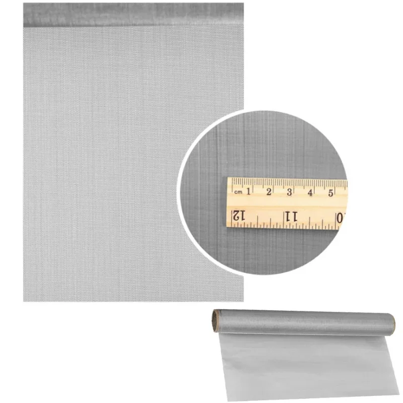 1PC 304 Stainlesss Steel Woven Wire Mesh Filter Screen 4-500 Mesh High Quality Metal Sheet for DIY Industrial Filtration