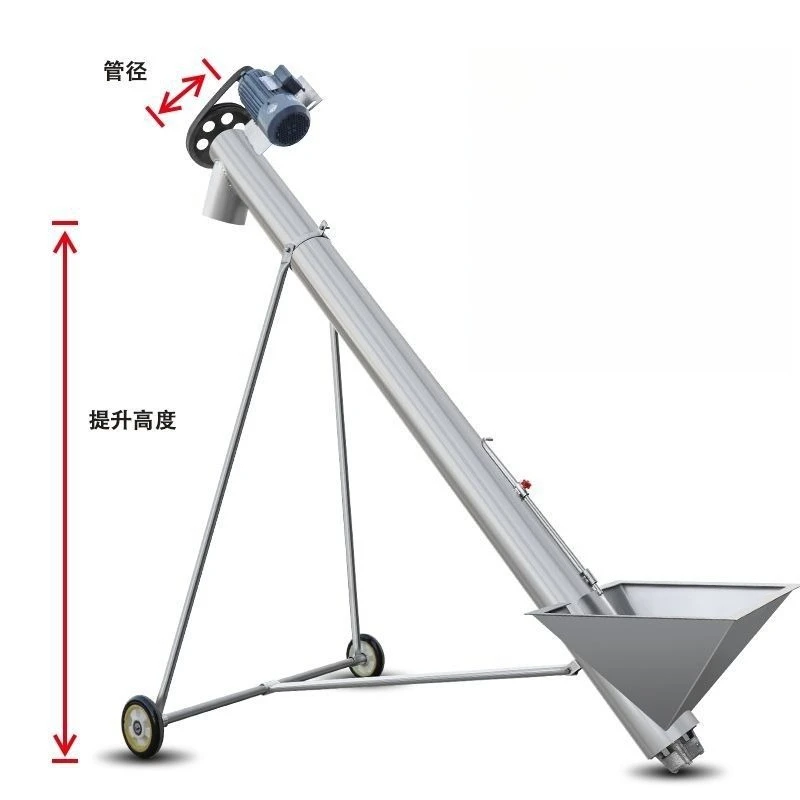 Feeding machine Feed drying powder conveyor Pellet grain suction machine