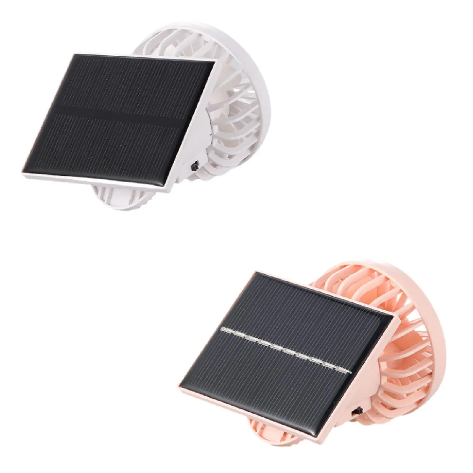 Зажим на шляпе Вентилятор на солнечной энергии Маленький 3-скоростной Вентилятор Скорость ветра Компактный Легкий Вес громкой связи для пеших прогулок Гольф Летние виды спорта на открытом воздухе