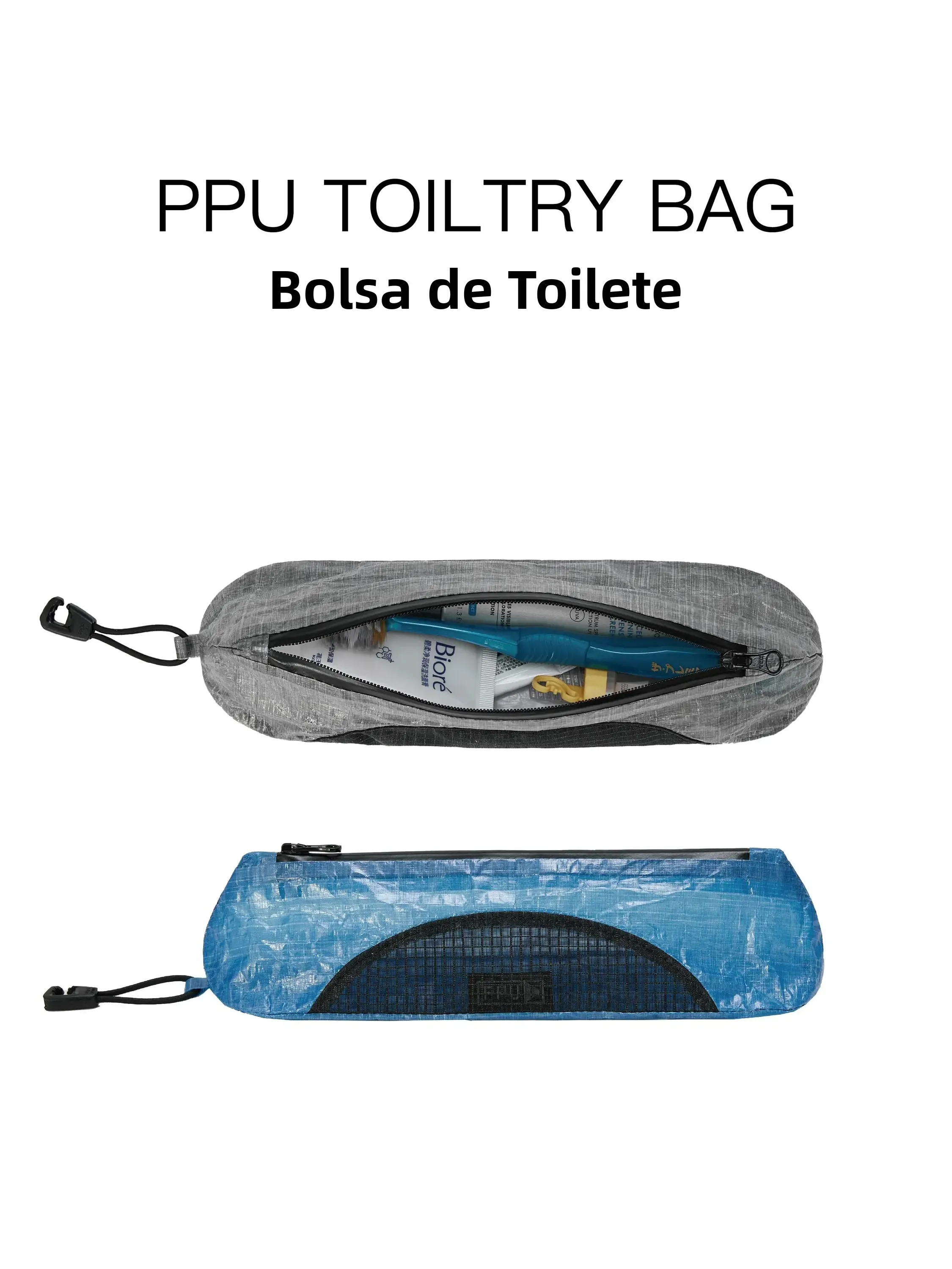 lightweight-ppu-wash-bag-dyneema-cuben-simple-wash-bag-travel-outdoor-camping-hiking-rectangular-zipper-unisex-single-layer