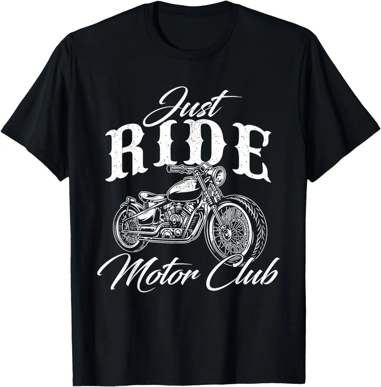 

Just Ride Motor Club - Biker Motorcycle Rider T-Shirt