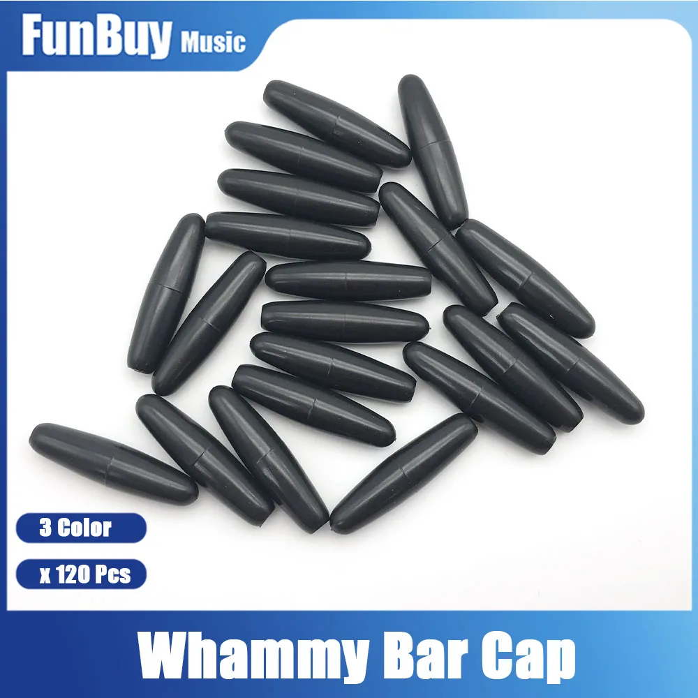 120pcs Plastic Electric Guitar Tremolo Arm Tips Whammy Bar Cap for FD Electric Guitar Replacement Parts