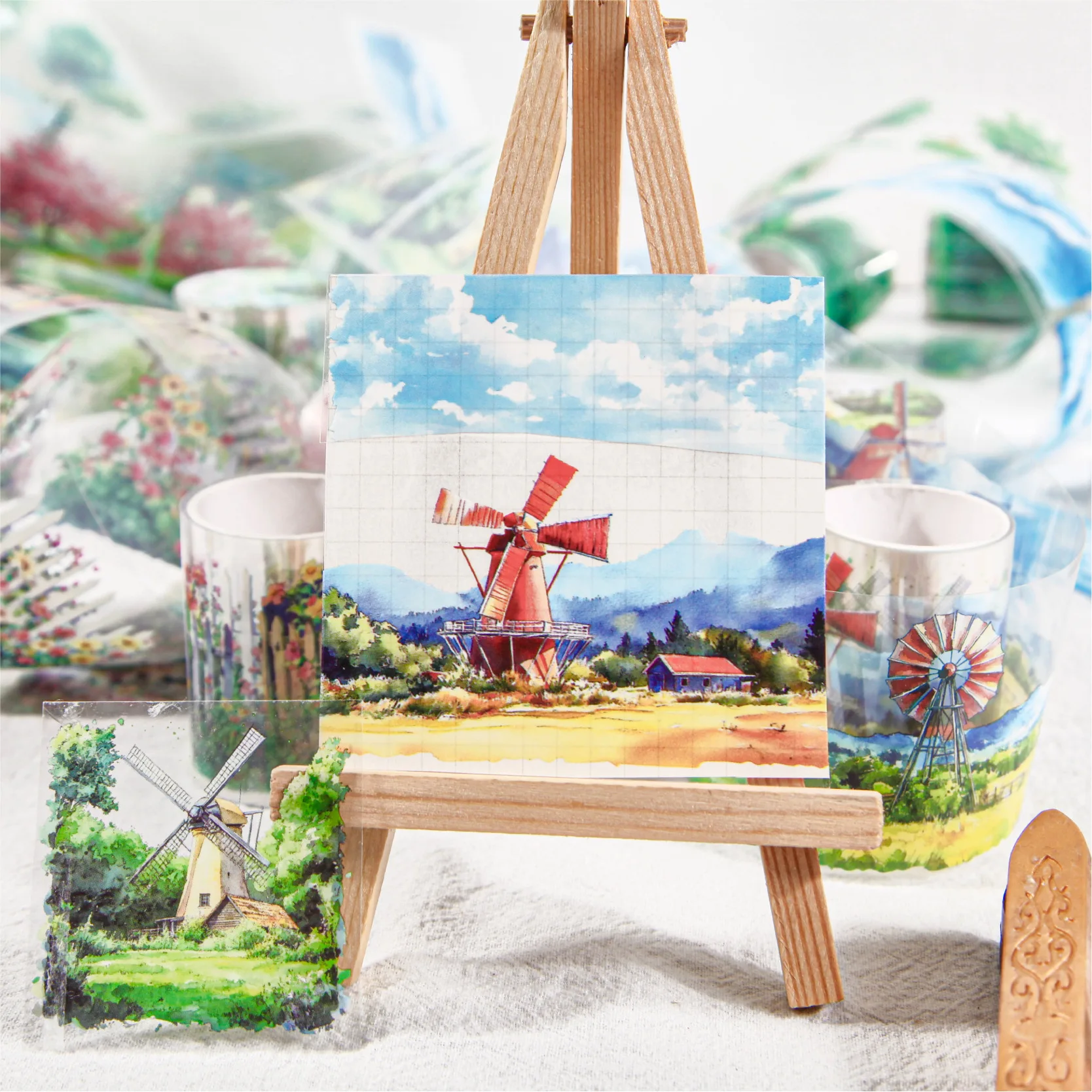 Mr. Paper, Pflanzen- und Blumenaufkleber mit Waldmotiv, Sammelalbum, Fotorahmen, Handyhülle, Tagebuchdekoration, Schreibwarenaufkleber