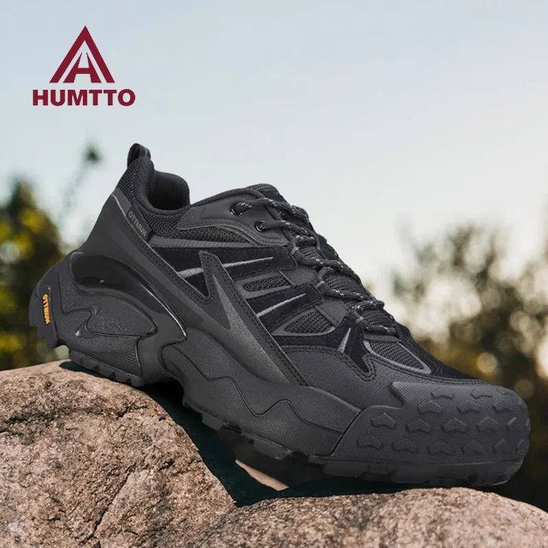 HUMTTO outdoor hiking shoes men lightweight sports casual ankle boots running outdoor trekking shoes women's walking sneakers