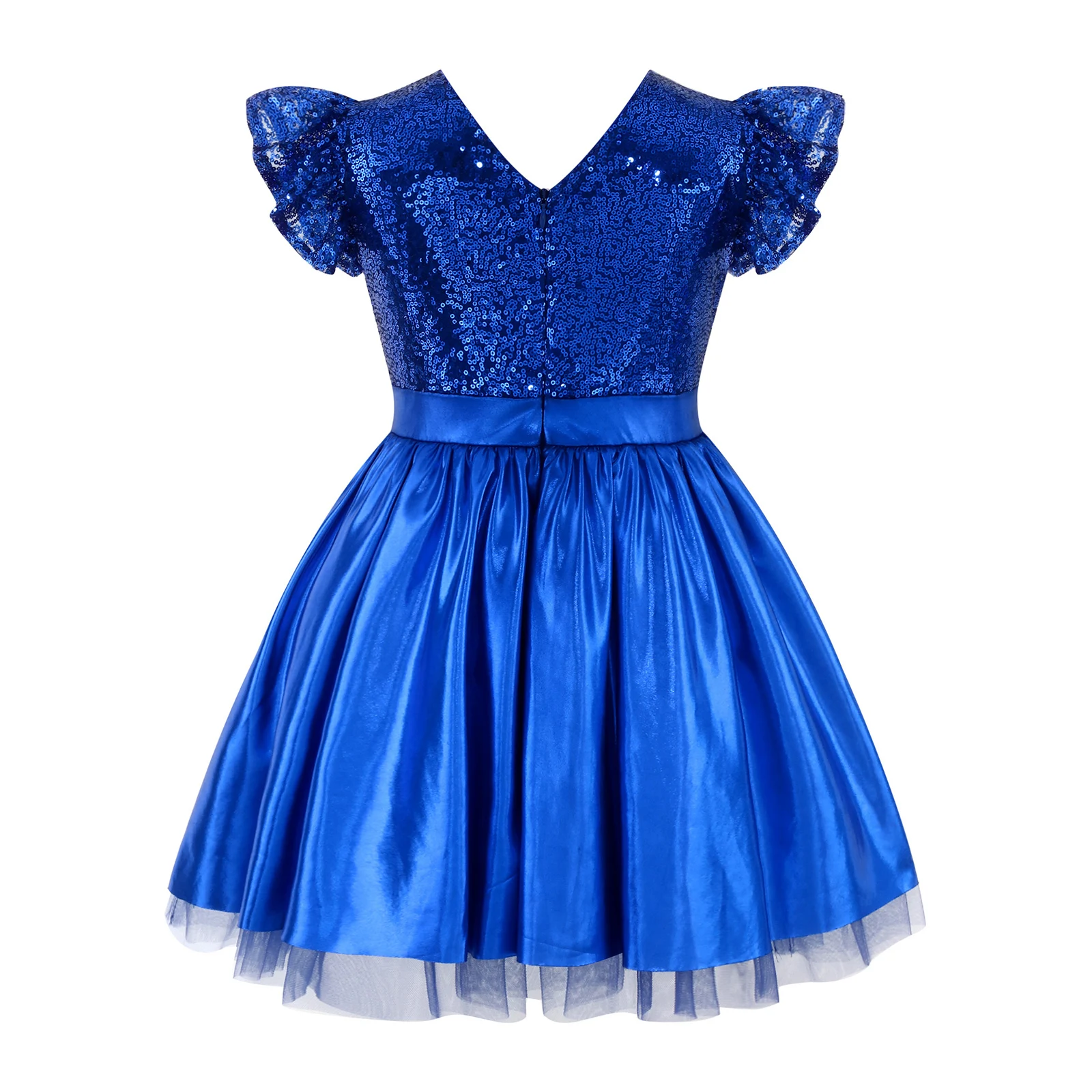 Shiny Jazz Dance Costumes for Girls Kids Sequins Hip Hop Costume Music Festival Stage Performance Dancewear 80s Disco Outfits